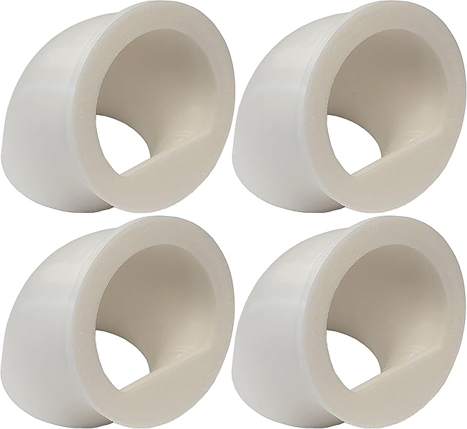 Rite Farm Products Quail & Chick Port Feeder NO Waste Feed Saver for DIY Bucket Pail Bin Container Coturnix (4 Pack)