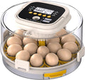 18 Incubators for Hatching Eggs, Egg Incubator with Automatic Egg Turning and Humidity Control, Intelligent Egg Incubator with Automatic Temp. Adjustment