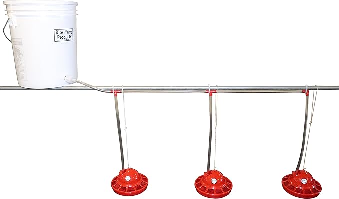 Rite Farm Products AUTO PRO Chick Waterer Complete KIT Chicken Drinker Automatic