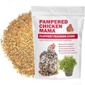 Pampered Chicken Mama Backyard Chicken Molting Supplement: Fluffiest Feathers Ever Backyard Chicken Feed and Supplies for Hens (6 Pound Economy Size)