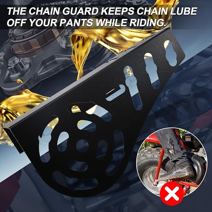 Mini Bike Chain Guard Clutch Cover for Predator 212cc 196cc Engines for Coleman CT200U CT200U-EX CT100 BT200X Minibike Parts