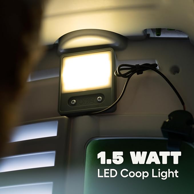 Omlet Coop Light for The Automatic Chicken Coop Door Opener | Encourages Your Flock to Roost | Add Gentle Illumination to Their House | Light Only