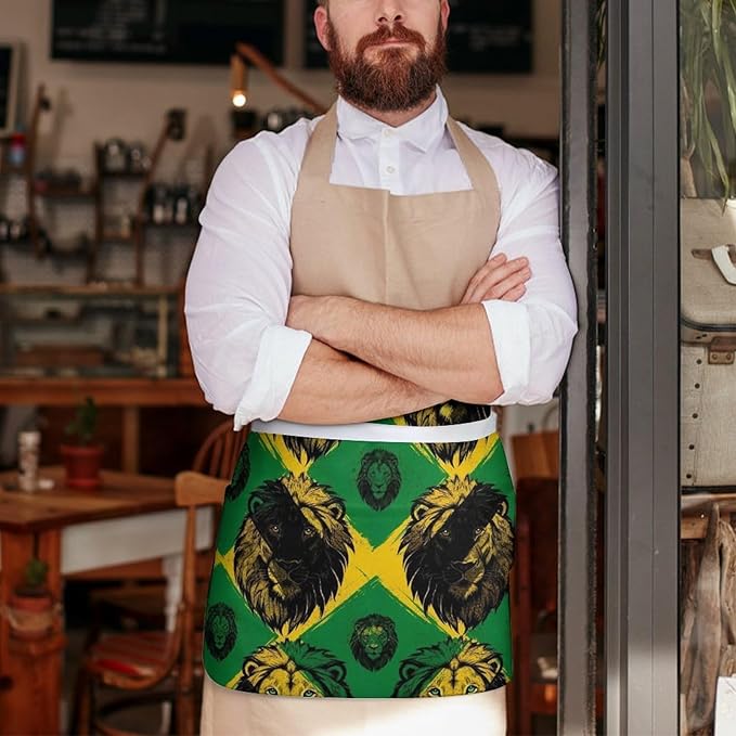 Server Waitress Waist Apron Cooking Kitchen Restaurant Aprons for Women Men