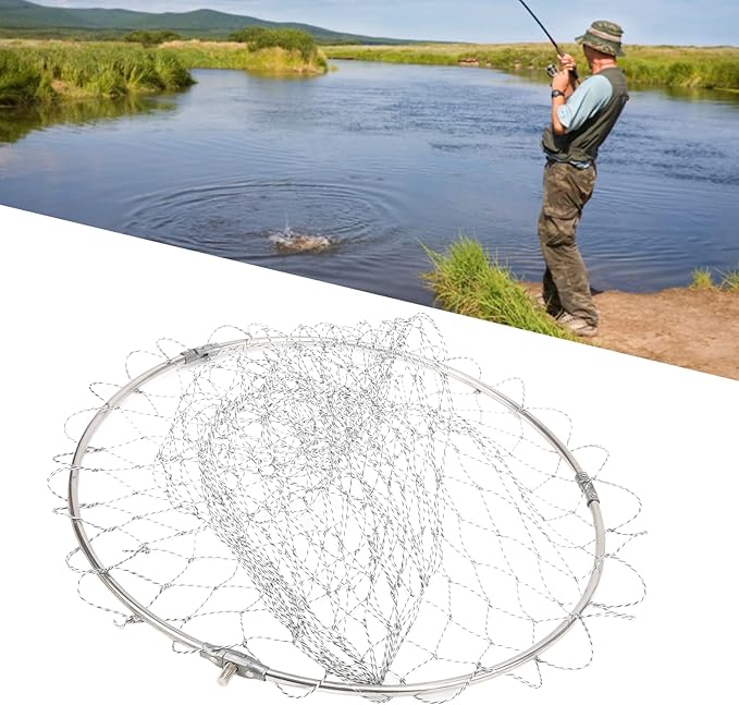 Nylon Brail Net, Fishing Net, Foldable Design Nylon Netting Suitable for Fishing Larger Things for Bird for Fish Field
