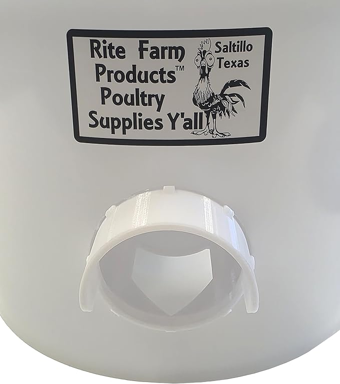 Made in The USA 22 Pound Capacity Automatic Chicken Feeder 4 Port Stations AUTO Fill Poultry