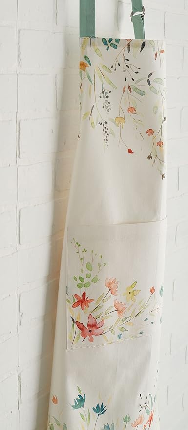 Maison d' Hermine 100% Cotton Apron for women with Pocket Kitchen Chef Apron for Men Cooking Easter Decorations