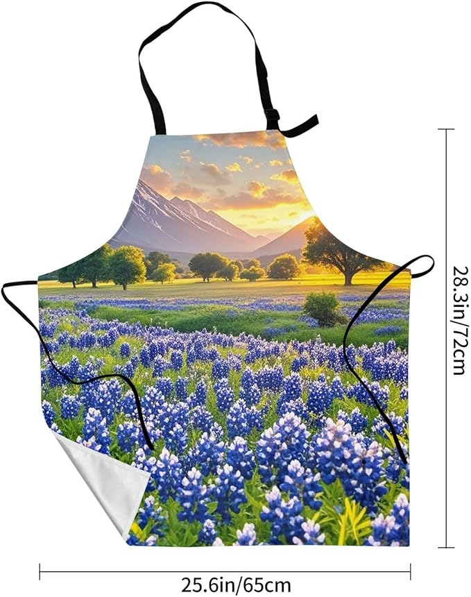 Apron for Women Men Waterproof Adjustable Bib Tractor farm Cooking Aprons Chef Bibs
