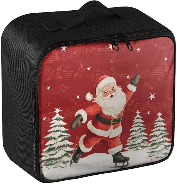 Rnyleeg Santa First Aid Kit for Home Christmas First Aid Bag Empty Travel Medicine Bag Organizer Medium Sports Medical Kit Portable