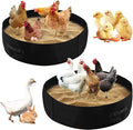 Chicken Dust Bath Tub Chicken Coop Cleaner Containe Essential Chicken Coop Accessory (2 Pack)