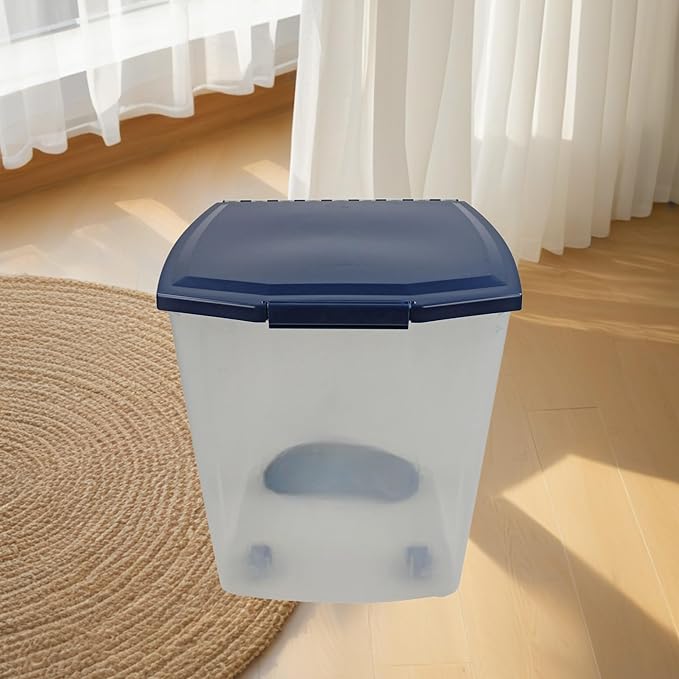 50 lb Pet Food Storage Container with Locking Lid - Extra-Large Airtight Bin