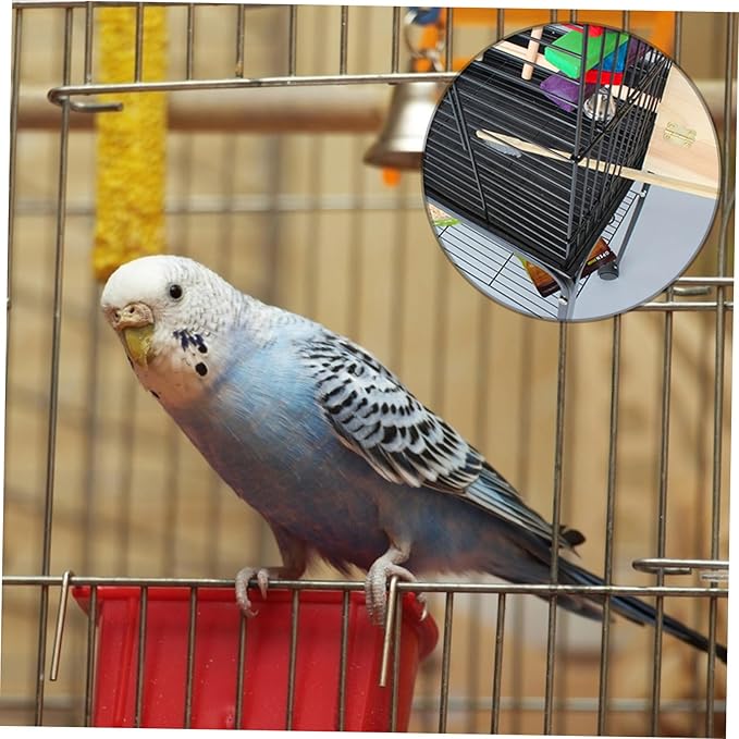 HANABASS 2Pcs Bird Cage Cleaning Tools Set Brush Shovel for Parrots and Birds Essential Supplies for Daily Cleaning Convenient Habitat Care