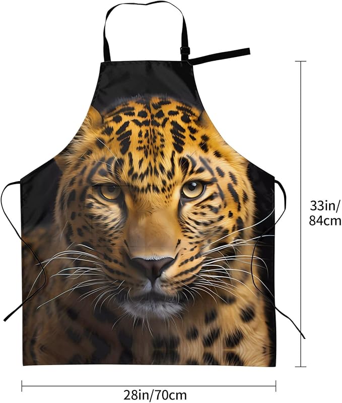 Tyrannosaurus rex Heavy Duty Waterproof Apron with Pockets for AdultsResistant Grilling, Gardening, Painting