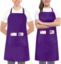 Utopia Kitchen 2 Pack Bib Apron, Adjustable with 2 Pockets, Water and Oil Resistant, Cooking Kitchen Chef Apron for Women Men