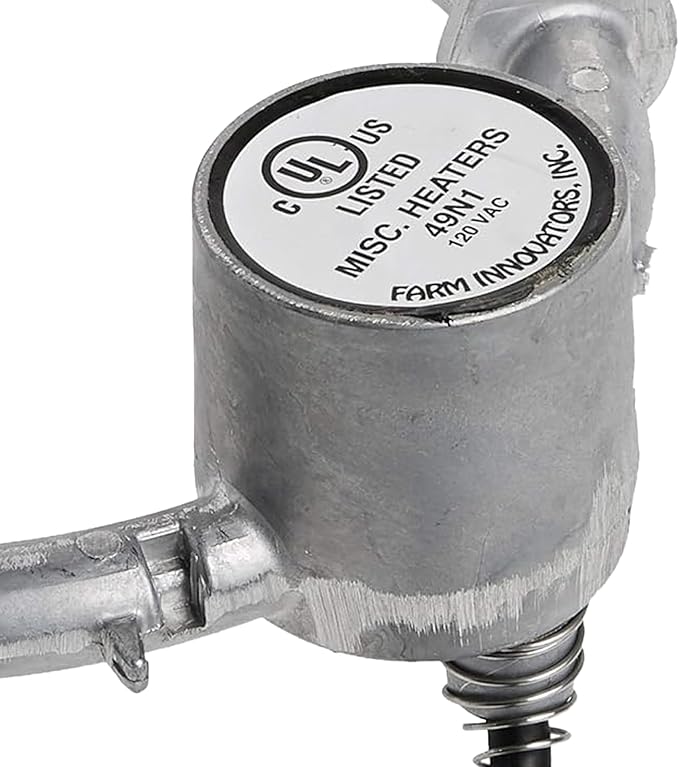 Farm Innovators Submergible Tank De-Icer, 1000W Water Deicer- Ice Chaser Cast Aluminum Design with Chew Proof Cord for Livestock Water Stock Tank
