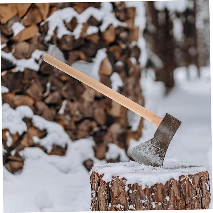 BESPORTBLE Straight Axe Handle for Gardening Tools Wooden Replacement Hoe Handle for Farm and Garden Hand Tools Sturdy Hardwood Comfortable Grip