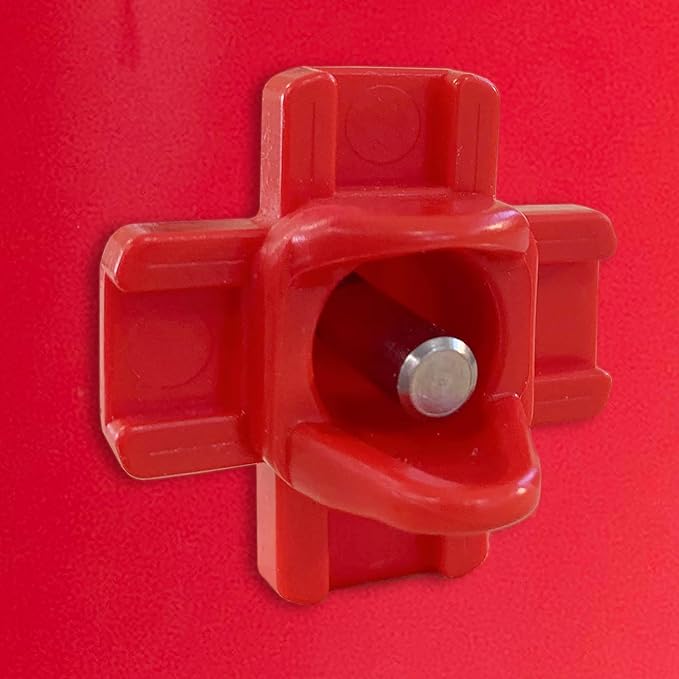 Cowboy's Self-Cleaning Red Chicken Waterer with Nipples