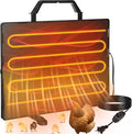 Chicken Coop Heater for Winter 15.7x11.8 Inch 160W Radiant Heat Panel Fire Proof Adjustable Temp Brooder Heat Plate for Chicken Kitten Puppy Pets Animals