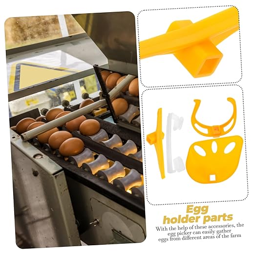 1Set Farm Egg Picker Accessory Versatile Egg Collection Machine Parts for Various Egg Durable Egg Holder Components for Efficient Poultry Farming