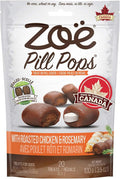 Zoe Zoë Pill Pops for Dogs, Healthy Dog Treats, All Natural Dog Treats to Hide Medication, Roasted Chicken with Rosemary Recipe, 3.5 oz
