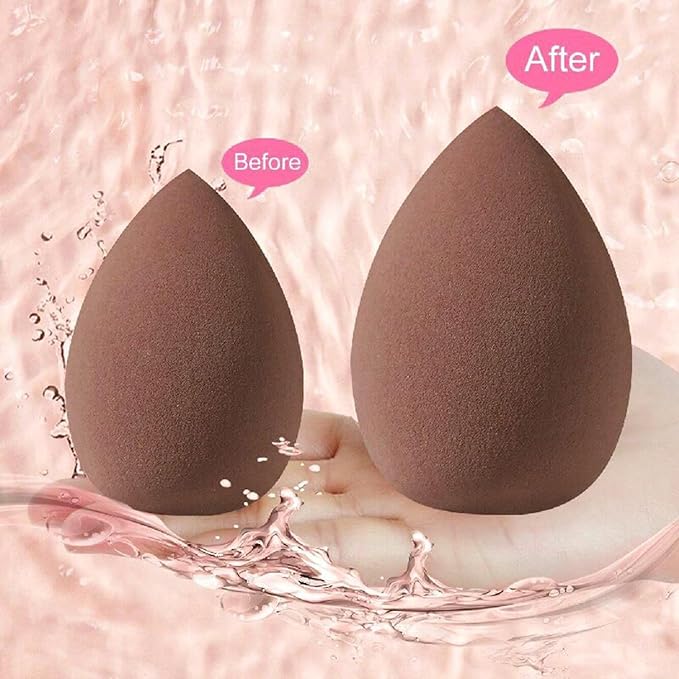 40 PCS Professional Makeup Brush Tools Set, Cosmetic Brush Sponge, Puff, Headband, Brush Cleaning Bow Set, Facial Makeup, Cleaning Accessories, Makeup Products, Valentine Day Item (Coffee-40PCS)