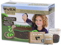 Worm Farm for Kids Shipped with Live Worms, Food & Book - Worm Farm Kit with Ecosystem, Soil, Mixing Sand, Magnifying Glass & More
