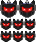 8 Pack Coyote Deterrent & Racoon Repellent Outdoor, Solar Nocturnal Animal Repeller with Predator Lights for Chicken Coop, Yard & Garden, Waterproof Coyote, Raccoon, Skunk, Deer & Hawk Deterrent