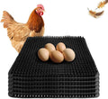 Washable Nesting Pads for Chicken Coop, Chicken Nesting Boxes for Laying Eggs, Laying Pads for Hens, Reusable Nest Mats, Black 6 Count
