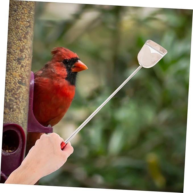 SUPVOX 2pcs Bird Cage Cleaning Brush Droppings Shovel Set Pet Bird Cage Cleaner Cleaning Tool