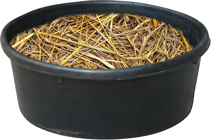 Rubber Feed Pan 4L – Modern Portable Utility Bucket, Premium, Water, Trough Food Container Dog, Cat Duck Chicken Small Animal | Dog Cat Duck Chicken Small Animal Ranch Farm Outdoor