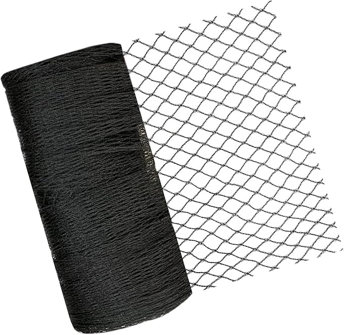 Heavy Duty Bird Netting 20x20Ft – Chicken Netting & Poultry Netting for Coops, 1/2" UV-Resistant Mesh | Blocks Squirrels, Hawks, Berry & Pond Protection