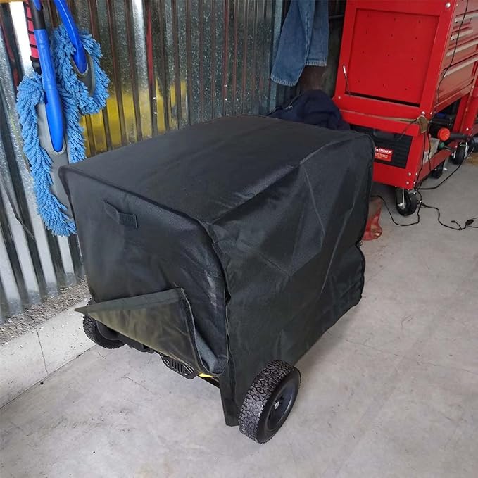 Waterproof Generator Cover 38 x 28 x 30 inch, for Most Generators 5500-15000 Watt, Heavy Duty Thicken 600D Polyester,Weather and UV Resistant
