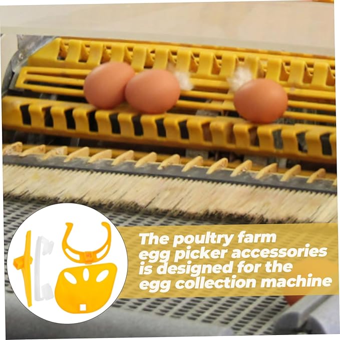Sosoport Egg Collector Accessory Farm Egg Picker Parts Universal Machine Clip for Chicken Collection