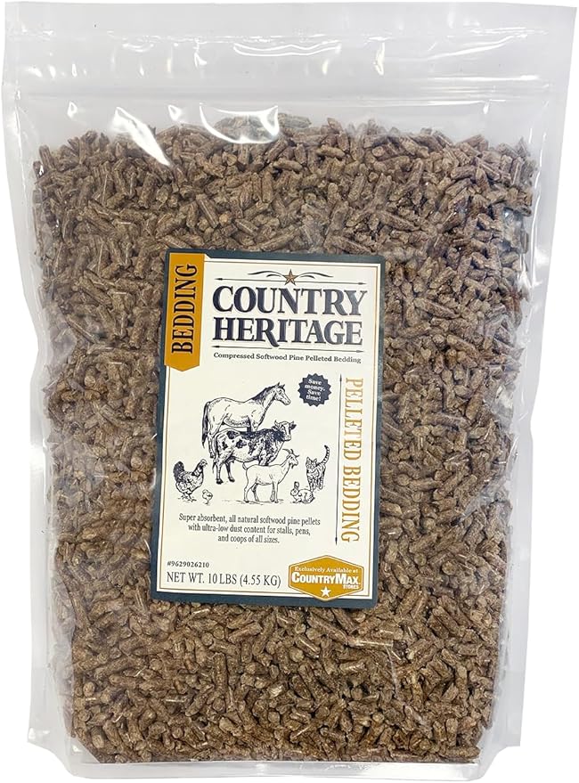 Country Heritage All Natural Small Animal Pine Pellet Bedding 10 Pounds