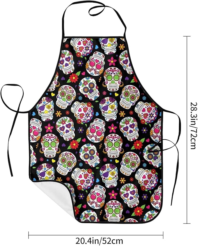 Apron Adjustable Waterproof Apron for Men Women Kitchen Cooking Baking Gardening Working Bib Apron