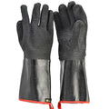 G & F Premium Leather BBQ Gloves, Heat & Fire Resistant, Suede Palm, Puncture & Cut Resistant, Cotton Lining, Ideal for Grilling, Animal Handling, Gardening, Thorn Pruning, Fire Pit & Outdoor Work