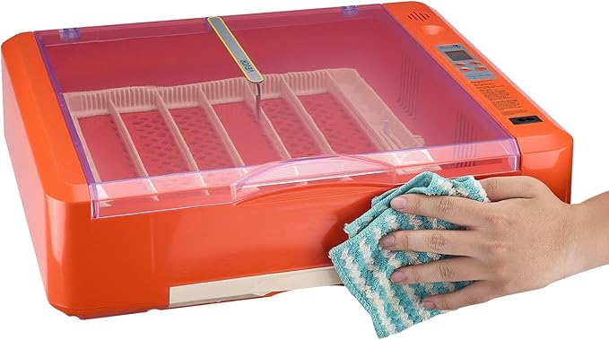 VEVOR 36 Egg Incubator, Automatic Egg Turner with LED Candler & Water Tray, Temperature & Humidity Control, 360° View Clear Window, Poultry Eggs Incubators for Hatching Chicks Ducks Goose Quails