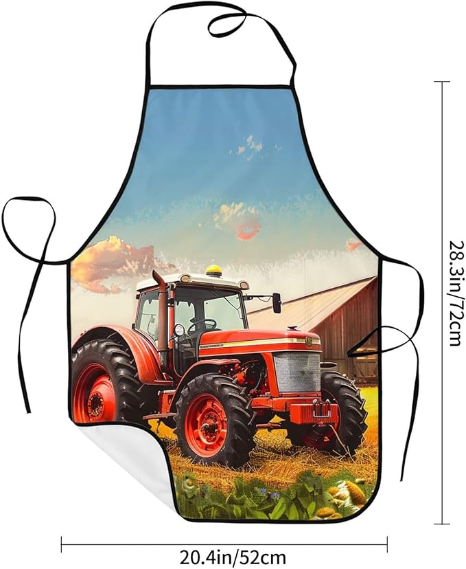 Cute Colorful Dog Paw Printed Unisex Bib Aprons BBQ Cooking Kitchen Aprons for Women Men Chef