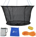Drasry Fishing Net Trap for Crayfish Crab Bait Minnow Shrimp Foldable Fish Crawdad Lobsters Cast Net Collapsible