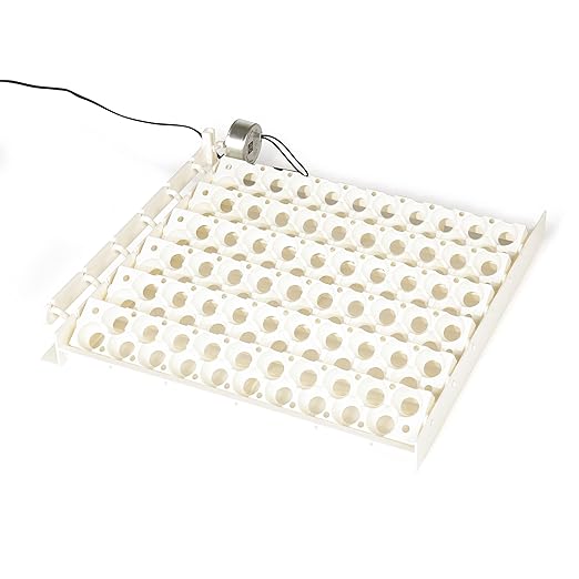 Farm Innovators 3400 Replacement Tray Rail for 120 Quail and Small Eggs (6 Pack) with 2450 Digital Circulated Air Incubator & Auto Egg Turner, White