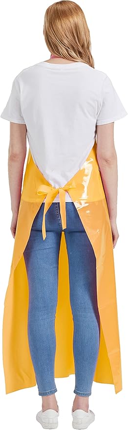 Nanxson TPU Waterproof Apron Lightweight Work Apron with Adjustable Buckle for Pet Bathing,Dishwashing,Butchers,Housework