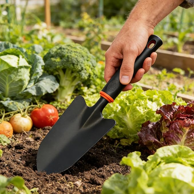 Garden Trowel, Portable Garden Weeder Tool, Gardening Trowel for Vegetable Gardening Backyard Farm Planting(Shove)