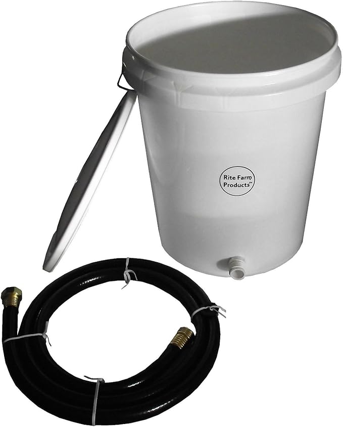 5 Gallon Gravity Water Supply/Reserve KIT for Automatic Waterer Chicken Poultry