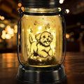 Maltese Dog Gifts for Women/Men Maltese Solar Lanterns Birthday Dog Lovers Lantern Pet Loss Dog Memorial Lights Solar Garden Decoration for Yard, Patio,Backyard,Porch Torches Light