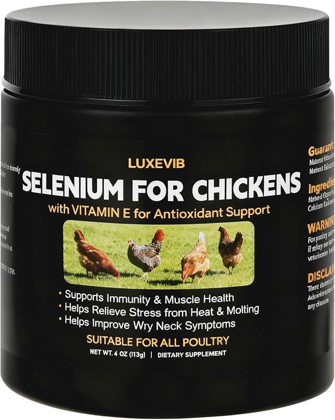 E+S Poultry Vitality Formula | Selenium for Chickens & All Poultry | Nutrient Support Powder for Energy Balance and Mobility | Feed Mix Additive for Healthy Growth