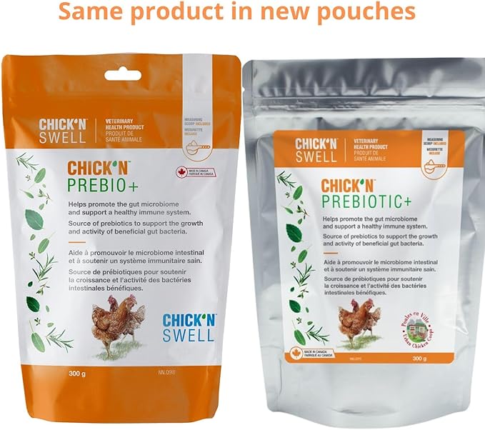 ChicK'N Swell Poultry Prebiotics from Chick'n Prebiotic+ | Supplement with Vitamins for Backyard Chickens and All Poultry of All ages-10.5 oz.