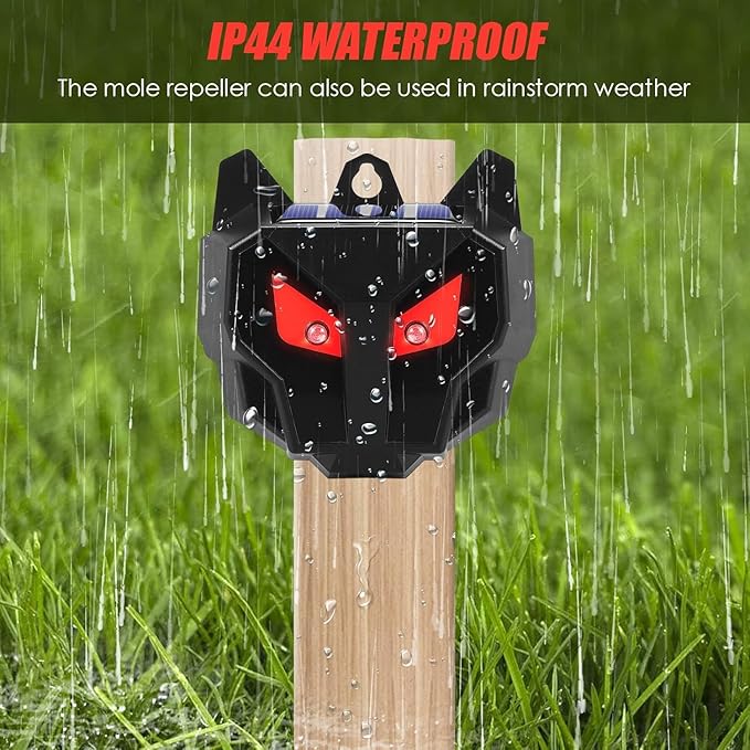 Solar Nocturnal Animal Repeller 8 Pack,Predator Lights for Chicken Coop,Coyote Deterrent Racoon Repellent Outdoor Deer Repellent Solar Predator Deterrent Light Skunk Repellent for Yard Protection