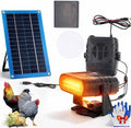 Solar Heater for Greenhouse, 2027 New Solar Heater for Chicken Heater, Smart Thermostat, Weather-Resistant, Easy Mount - Solar Powered Heater for Outdoor Use, Dog House, Shed, Pet Shelter (Black-30W)