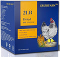 GRUBSFARM 2LB Dried Black Soldier Fly Larvae – Natural Non-GMO Chicken Treat for Adult Poultry, Molting and Laying Supplement,Resealable Bag in Retail Box