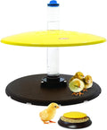 Cozy Chickens Brooder Habitat Plus – Safer Than Heat Lamps, 36 Watt Heated Brooder for Warm Newborn Chicks with Adjustable Dome, Water Tube & Feeding Dish