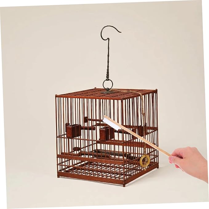 2pcs Bird Cage Cleaning Brush Set Cage Accessory Tools for Bird Feeder Perch Brush Chicken Coop Pet Supplies